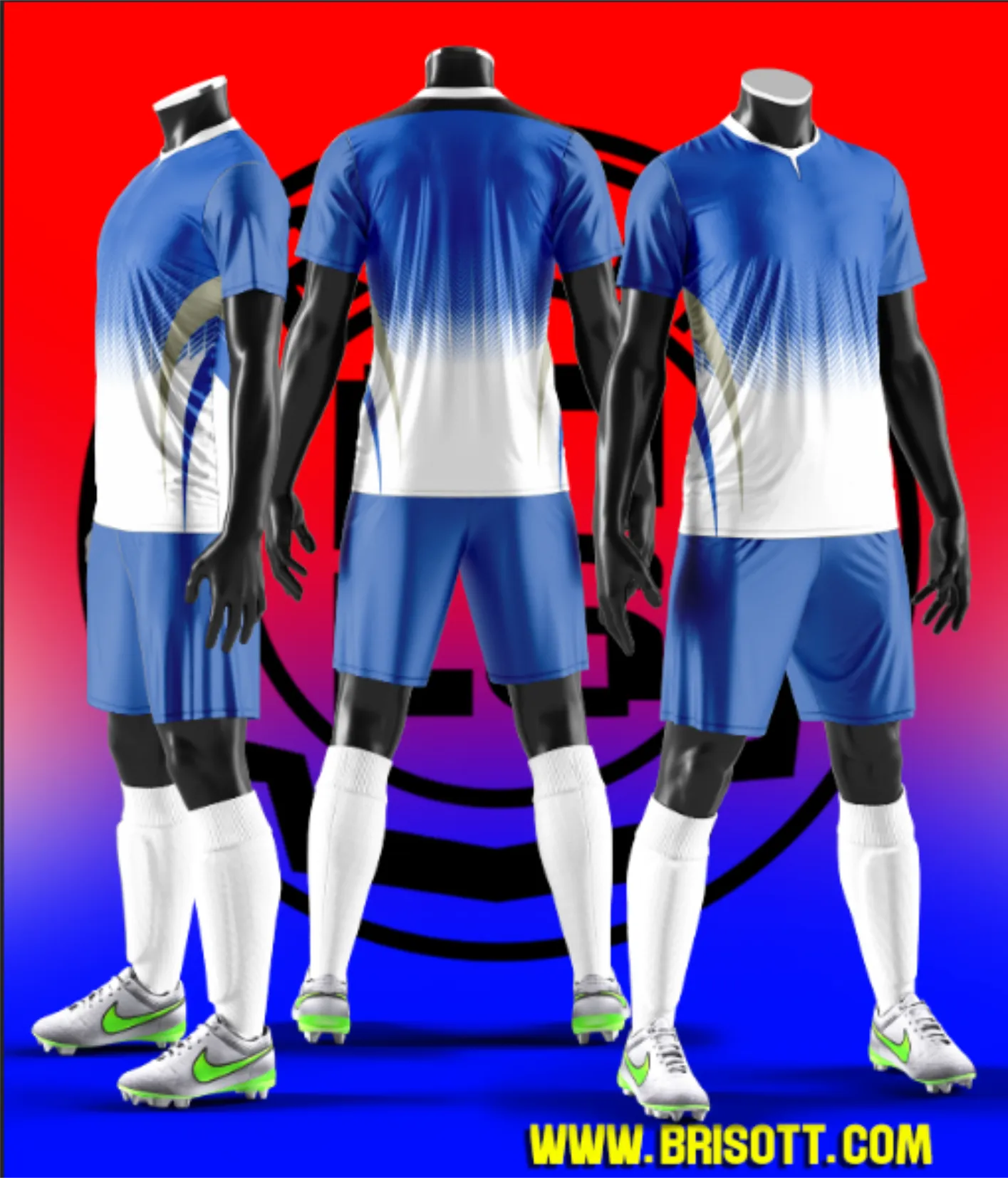 Mockup DEGRADE BLUE MCP